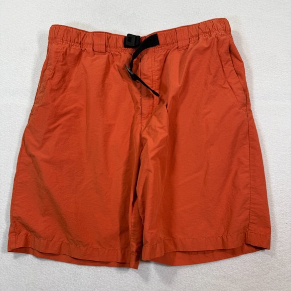 Columbia Shorts Men's Medium Orange‎ Nylon Belted Hiking Outdoor Quick Dry - Picture 1 of 7